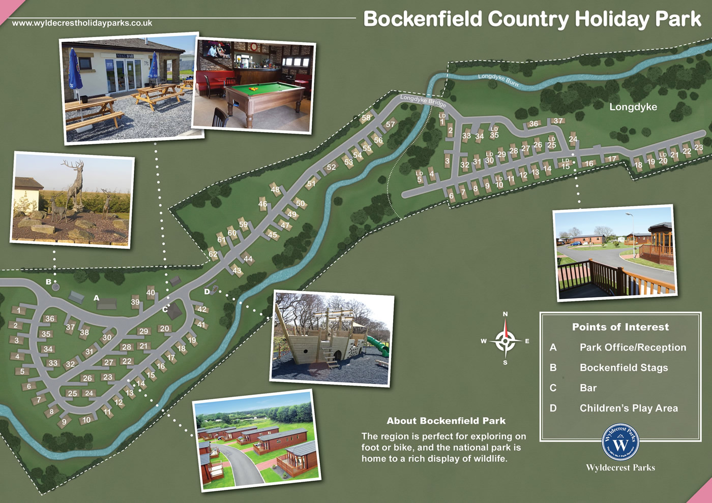 Bockenfield Country Holiday Park - Map