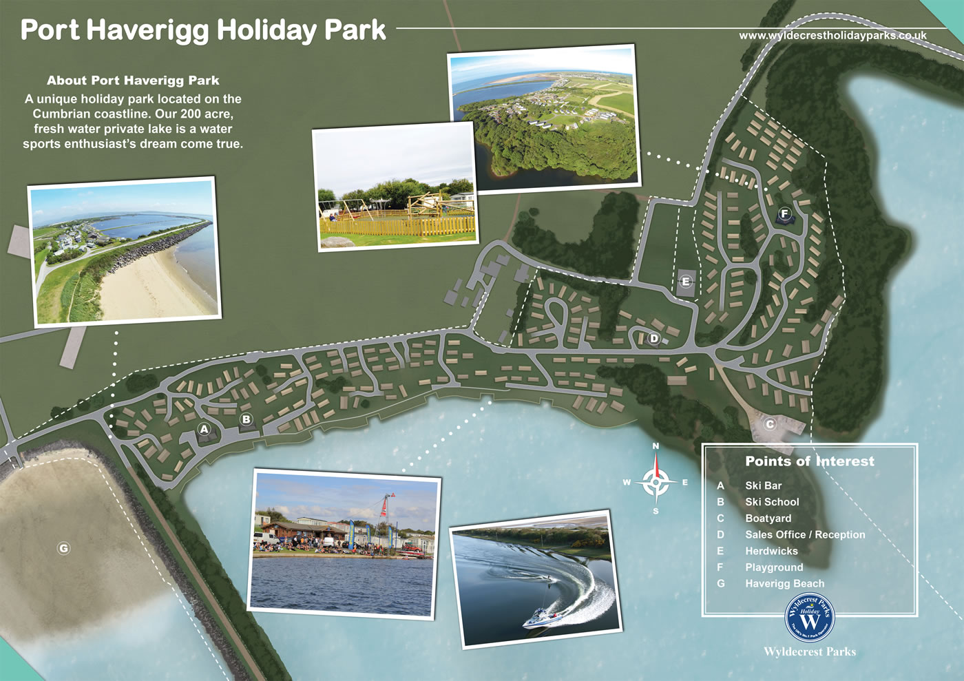 Port Haverigg Holiday Park Map