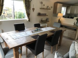 Oakwood Lodge Holiday Home in Felmoor Park Dining