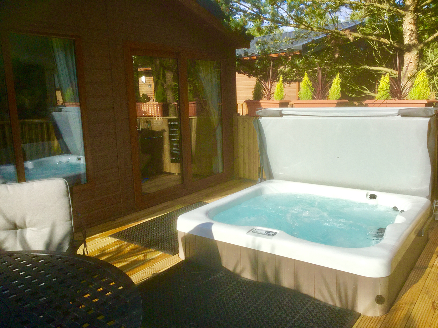 Orchid Lodge Holiday Home in felmoor Park Hot Tub