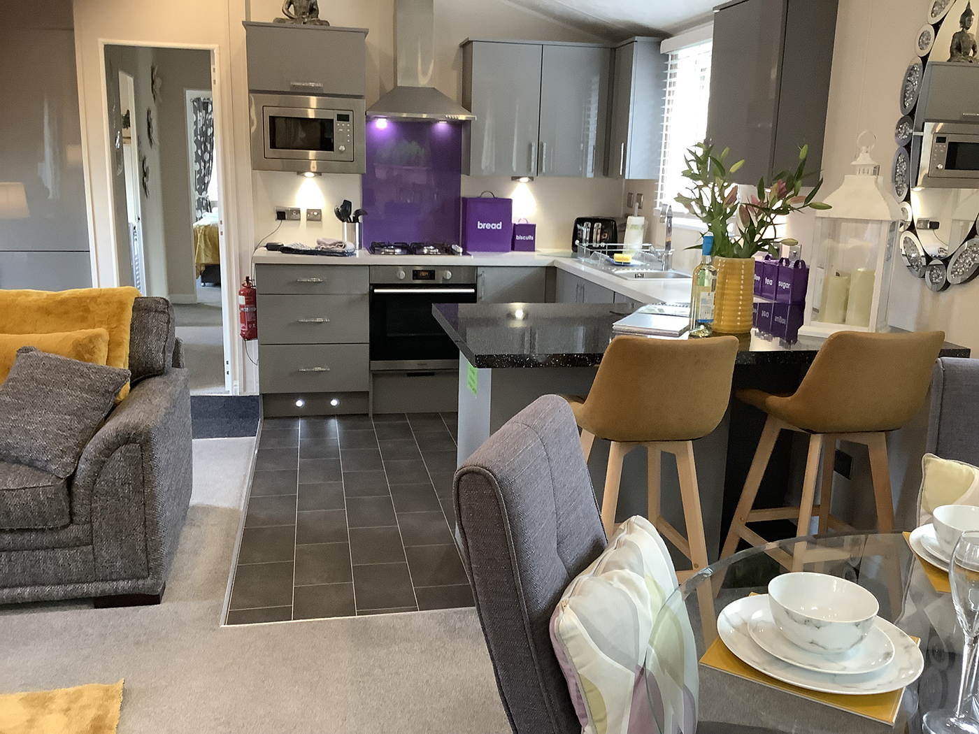 Orchid Lodge Holiday Home in felmoor Park KItchen