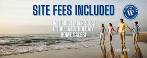 Wyldecrest Holiday Parks Free Site Fees Banner for 2023