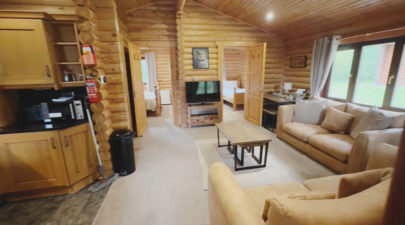 Bespoke Log Cabin Retreat Living