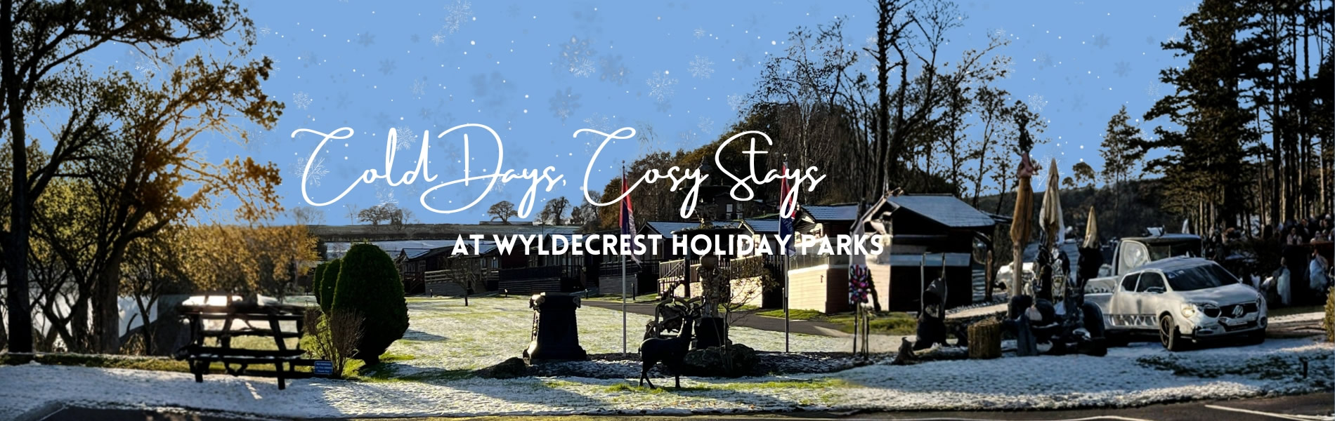 Seasons Greetings Wyldecrest Holiday Parks Banner