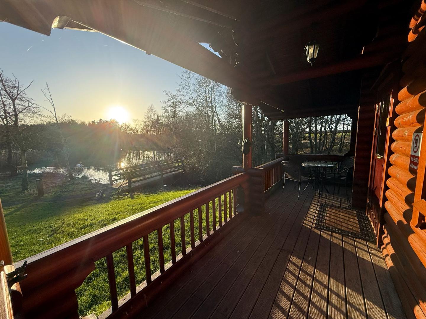 Bespoke Log Cabin Decking