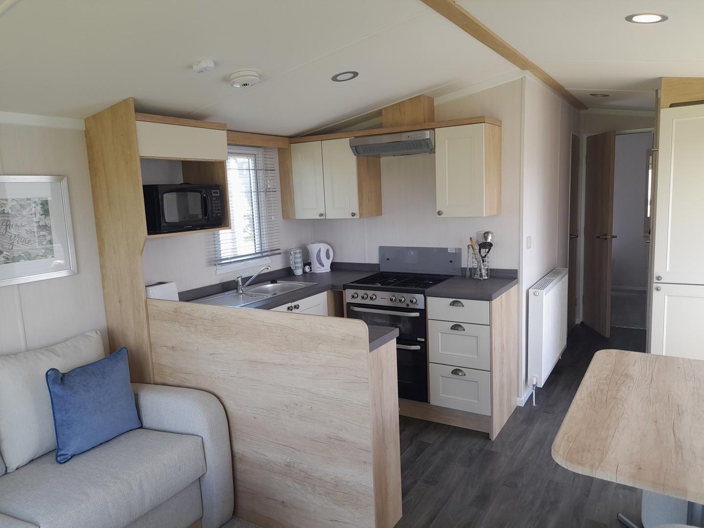 13757 Swift Burgundy in Sennen Kitchen