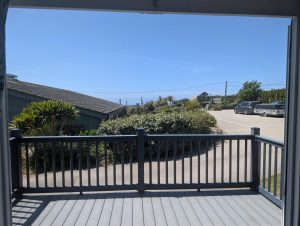 Victory Riverwood in Sennen Cornwall Decking View
