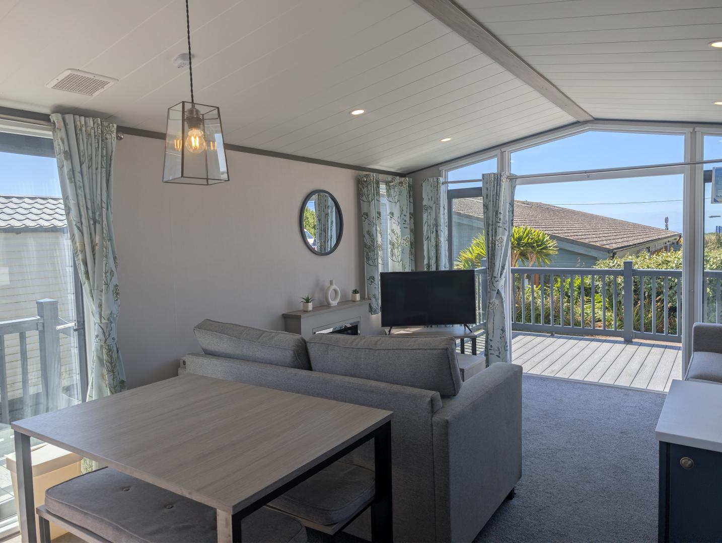 Victory Riverwood in Sennen Cornwall Living View